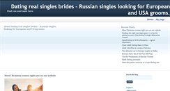 Desktop Screenshot of datingrealsingles.com